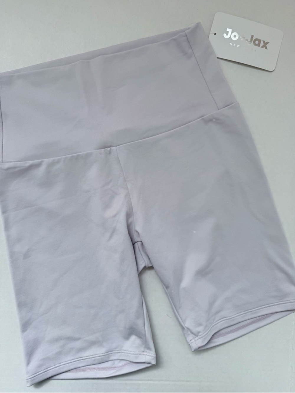 Jo+Jax Women's Lavender High-Waist Bike Shorts